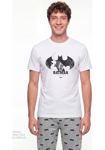 Penti Erkek Renkli Lic-Batman Pijama Takımı