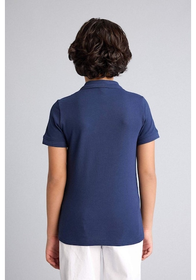 Defacto Basıc Pike Polo Tişört Erkek Çocuk K1689a626smnv31 Lacivert-nv31