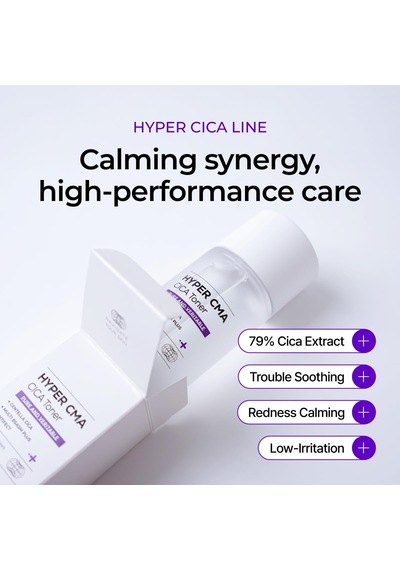 Hyper Cma Cica Tonik, 150ml Centella Özlü Yatıştırıcı & Nemlendirici Tonik Hassas Ciltlere Uygun