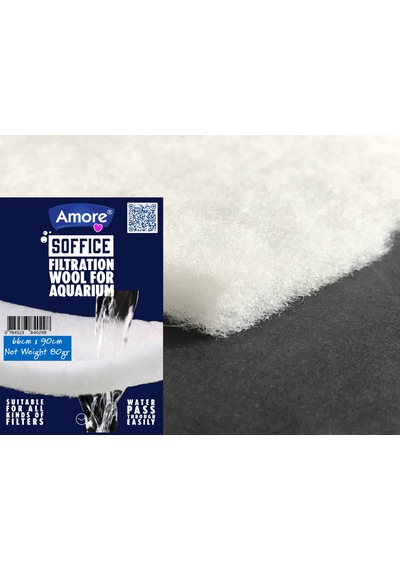 Akvaryum 80gr Silikonsuz Filtre Elyafı 66cm X 90cm Soffice