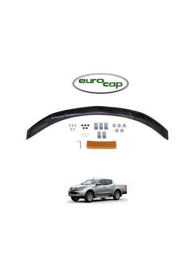 Eurocap Mitsubishi L200 Ön Kaput Koruma Rüzgarlık 3Mm Abs 15-19