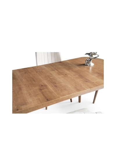 Venüs Açılır Mdf Oval Mutfak Masası 80x130 001