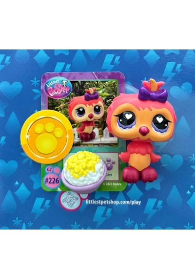 Littlest Pet Shop Seri 4 Tekli Figür Miniş Baykuş 226 Sürpriz Aksesuarlı Koleksiyonluk Oyuncak Özel