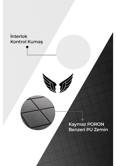 Classic - Gaming Oyuncu Gamer Mouse Pad, Kaymaz Taban Büyük Boy Large Ofis Tipi Mouse Ped, Fare Altlığı, Düz Masa