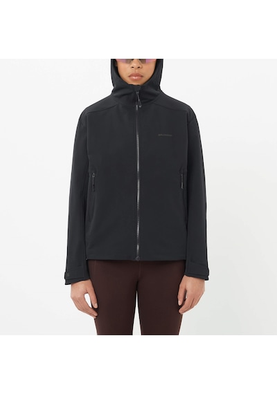 Salomon Outpeak Softshell Kadın Outdoor Montu Deep Black Lc2656500 Siyah