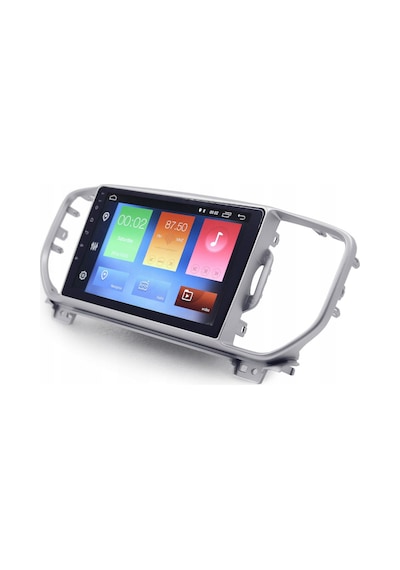 Kia Sportage Araç Multimedya Android Ekran Carplay Navigasyon Double Teyp 2+32 9" 16-18 Silver Blueway