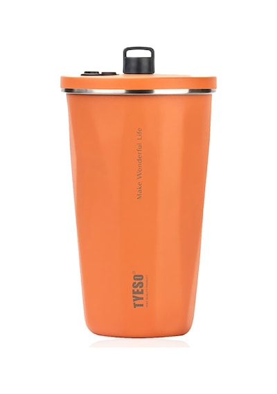 Tyeso Crush Tumbler Vakumlu Paslanmaz Çelik Termos 600 Ml-Siyah