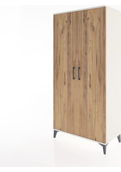 Hyperion Dolap 4 Raflı 2 Kapaklı 88x44x182 Aytaşı-çam Aytaşı