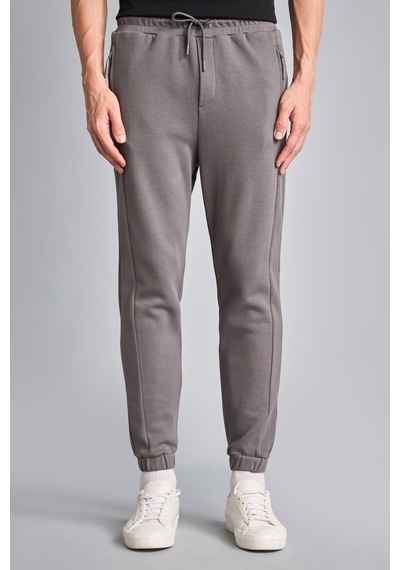 Defacto Slim Fit Bağcıklı Fermuar Cepli Pike Jogger Eşofman Altı D5258ax26augr206 Gri-gr206