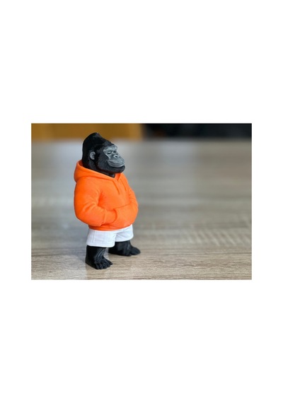 Kapüşonlu Goril Figürü 10cm