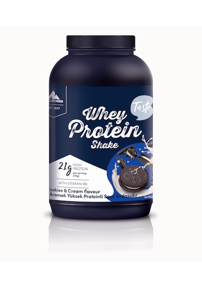 Multipower Whey Protein Shake 900 Gr - Kurabiye & Krema Aromalı Protein Tozu Kurabiye - Krema