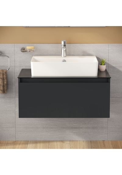 VitrA Nuo 67693 Lavabo Dolabı Parlak Antrasit Çanak Lavabolu 80 CM Parlak Antrasit VitrA Nuo 67693 Lavabo Dolabı Parlak Antrasit Çanak Lavabolu 80 CM Parlak Antrasit