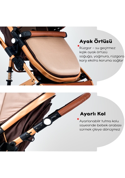 Baby Home 9 in 1 Ekonomi Paket Baby Home 945 Travel Sistem Bebek Arabası 560