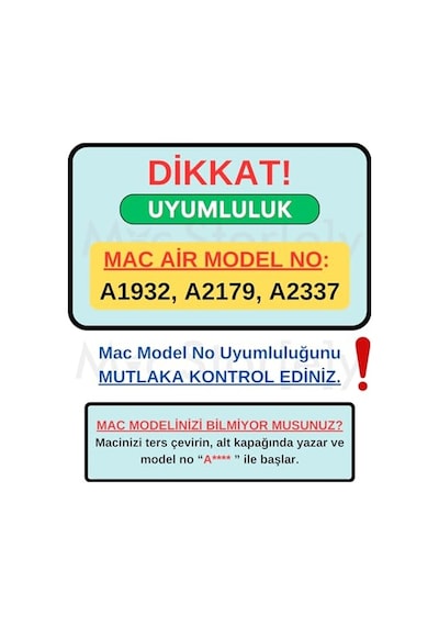 Air Için Kılıf Şeffaf Genel