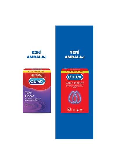 Durex Maraton Prezervatif 20'li + Yakın Hisset Prezervatif 20'li