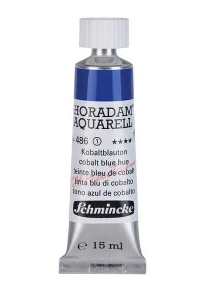 Schmincke : Horadam Aquarell Artist Sulu Boya : 15 Ml Tüp : Seri 1 486 Cobalt Blue Hue