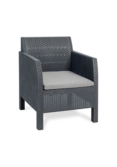 Toomax Matilde 4 Seats Art. 114 Sandalye Masa Takımı 4 Kişilik Antrasit