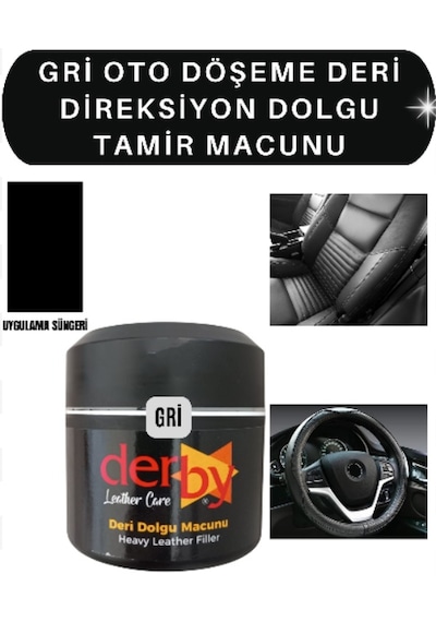 Derby Gri Deri Çatlak  Dolgu Tamir Macunu