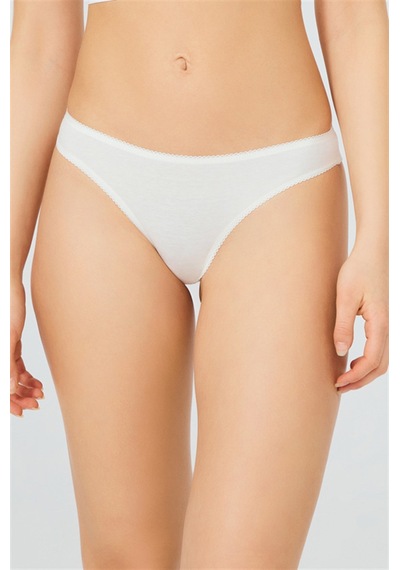 Cottonhill Pamuklu Basic Kadın Brezilya Külot 5'li Paket Renkli-6 Çok Renkli