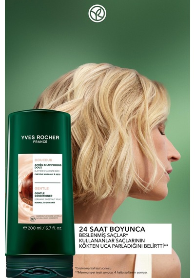 Yves Rocher Besleyici Kolay Tarama Saç Kremi - Normal / Kuru Saçlar / Douceur -vegan -200ml