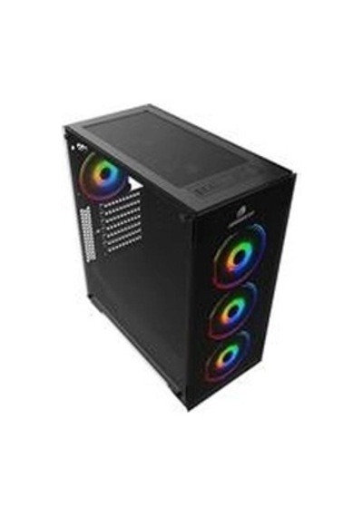 Gameboostergb-pe05b 600w 80+ Usb3.0 Full Siyah Tempered Glass Rgb Fanlı Kasa
