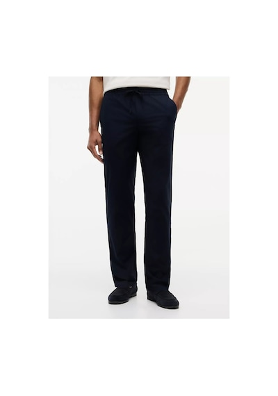 Tommy Hilfiger Erkek Normal Kalıp Pamuklu Beli Lastikli Düz Paça Chino Lacivert Pantolon-16073 Blue Tommy Hilfiger Erkek Normal Kalıp Pamuklu Beli Lastikli Düz Paça Chino Lacivert Pantolon-16073 Blue