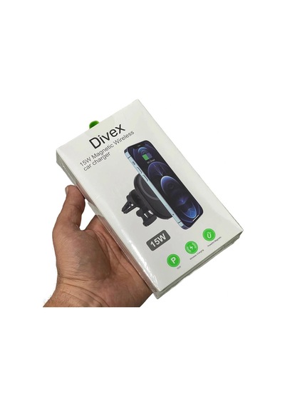 Divex Kablosuz Araç Şarj Cihazı Manyetik Wireless Şarj Aleti Dv-350