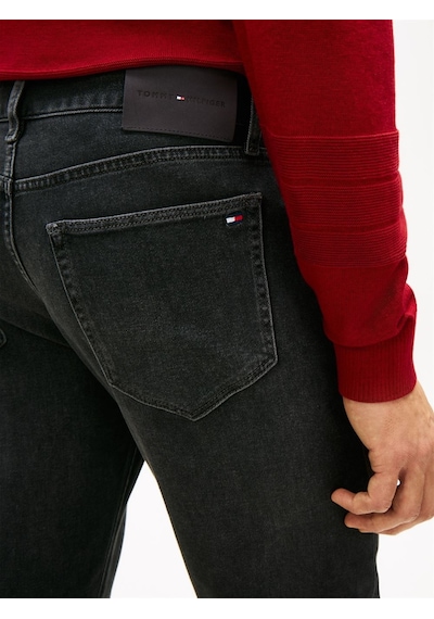 Tommy Hilfiger Mw0mw42321 Slim Straight Denton Lux Erkek Denim Pantolon Gri