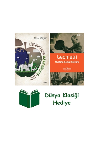 Sürdürülebilir Yaşam Günlüğü 2022 + Geometri + Dünya Klasiği Hediye