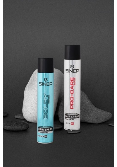 Sinep Pro-care Mega Strong Saç Spreyi 5 Numara Sertlik 400 Ml
