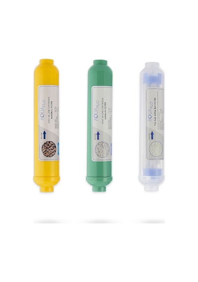 Mineral Alkalin 3Lü Su Arıtma Filtresi Mineral Alkalin 3Lü Su Arıtma Filtresi
