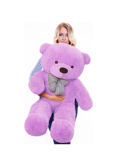 120 Cm Papyonlu Büyük Ayıcık (%100 Yerli) Lila