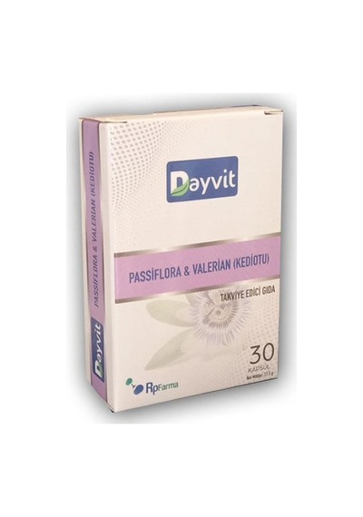 Dayvit Passiflora Valerian Kediotu 30 Kapsül