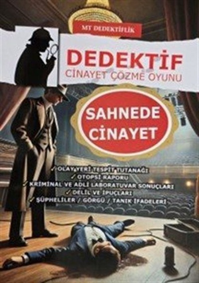 Dedektiflik Cinayet Çözme Oyunu - Sahnede Cinayet / Mt Dedekti...