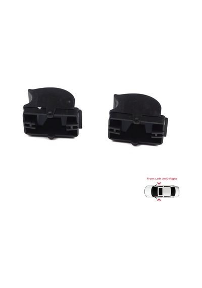 2 Adet Cam Açma Düğme Kapağı Fiat Citroen Peugeot 735417033 İçin