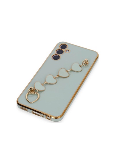 Samsung Uyumlu Galaxy A24 4g Kılıf Esila Silikon Su Yeşili/