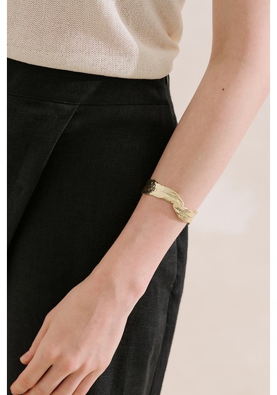 Ava Mat Kaplamalı Bileklik Gold Ss26blk00052-51