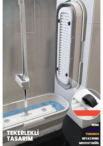 Tilbe Home Kendinden Sıkmalı Kovalı Mop Seti - Kendinden Sıkmalı Mop Katlanabilir Tekerlekli Kova 1 Tilbe Home Kendinden Sıkmalı Kovalı Mop Seti - Kendinden Sıkmalı Mop Katlanabilir Tekerlekli Kova 1