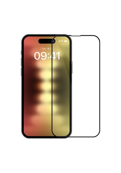 Buff Apple iPhone 15 Pro Uyumlu 5d Glass Ekran Koruyucu