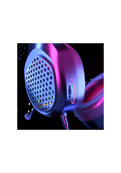 Xmowi R1 Mikrofonlu Rgb Kulaklığı Pc- Dizüstü Ve Ps4- 5775 - Karbul1183-2832 Mavi-siyah