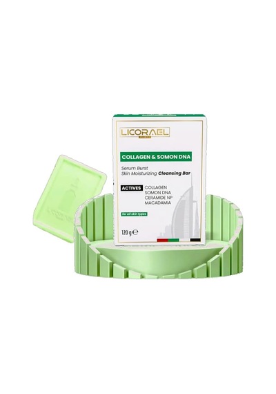 Collagen & Somon Dna Sabunu 120g Nemlendirici Cilt Bakım Sabunu, Ceramide Np Ve Macadamia Yağı İçerikli Tüm Cilt Tipleri İçin Uygun