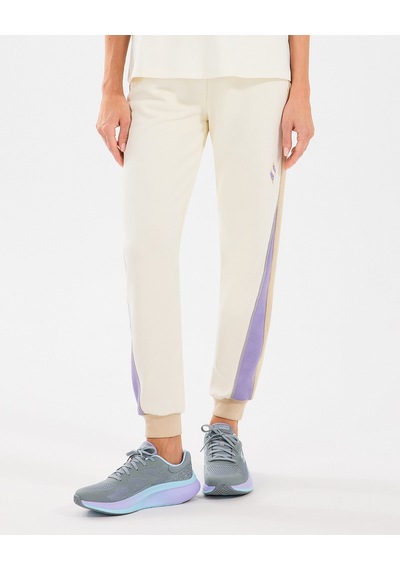Skechers W Diagonal Lw Fleece Jogger Sweatpant Kadın Off White Eşofman Altı S2510048-102 Off White Beyaz