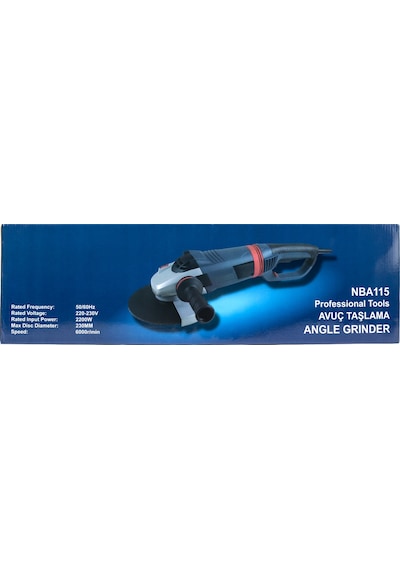 Dawreek NBA115 230 MM Spral Bse Döner Başlıklı Taşlama
