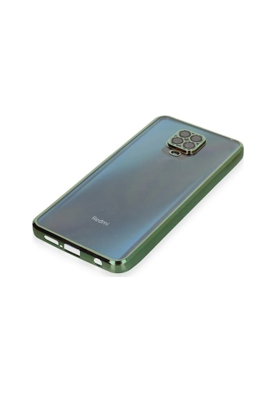 Xiaomi Redmi Note 9 Pro Kılıf Razer Lensli Silikon - Yeşil 0.2M-Çok Renkli