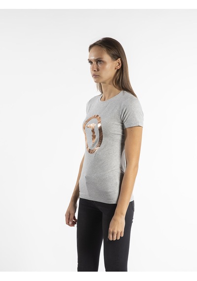 TRUSSARDI Kadın  T'shirt TRRD003887 Gri