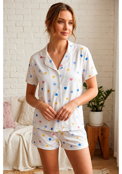 Norcia Sports Renkli Kalp Desenli Düğmeli Şortlu Pijama Takımı 4610 -kırık Beyaz Çok Renkli - 929322767 Çok Renkli - 929322767 Çok Renkli Norcia Sports Renkli Kalp Desenli Düğmeli Şortlu Pijama Takımı 4610 -kırık Beyaz Çok Renkli - 929322767 Çok Renkli - 929322767 Çok Renkli