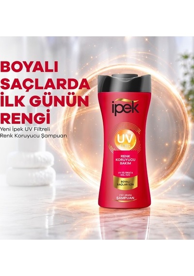 İpek Gül Özü & Uv Fitresi Boyalı Saçlar İçin Şampuan 480 Ml IPEK.024