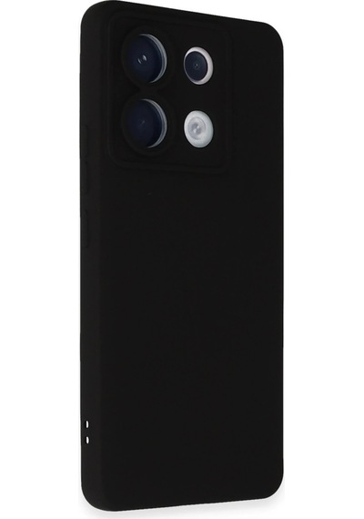 Newface Xiaomi Redmi Note 13 Pro 5g Kılıf Nano İçi Kadife Silikon Semeglbl - 11 - Siyah Sıyah