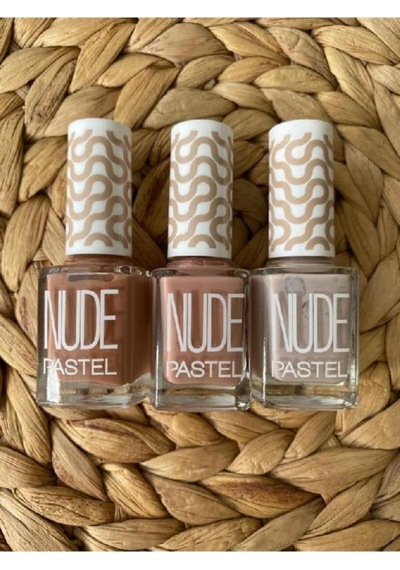 Pastel 3 Adet Nude Oje
