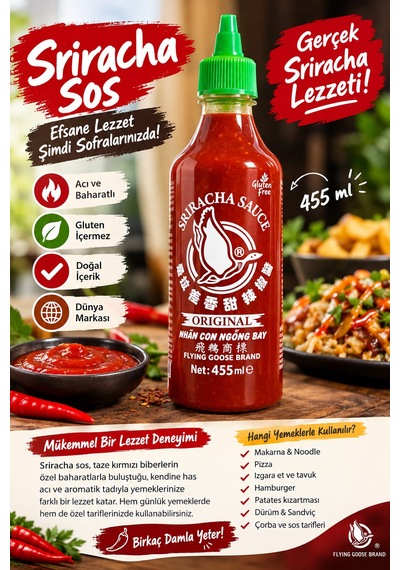 Sriracha Sos Acı Ve Baharatlı